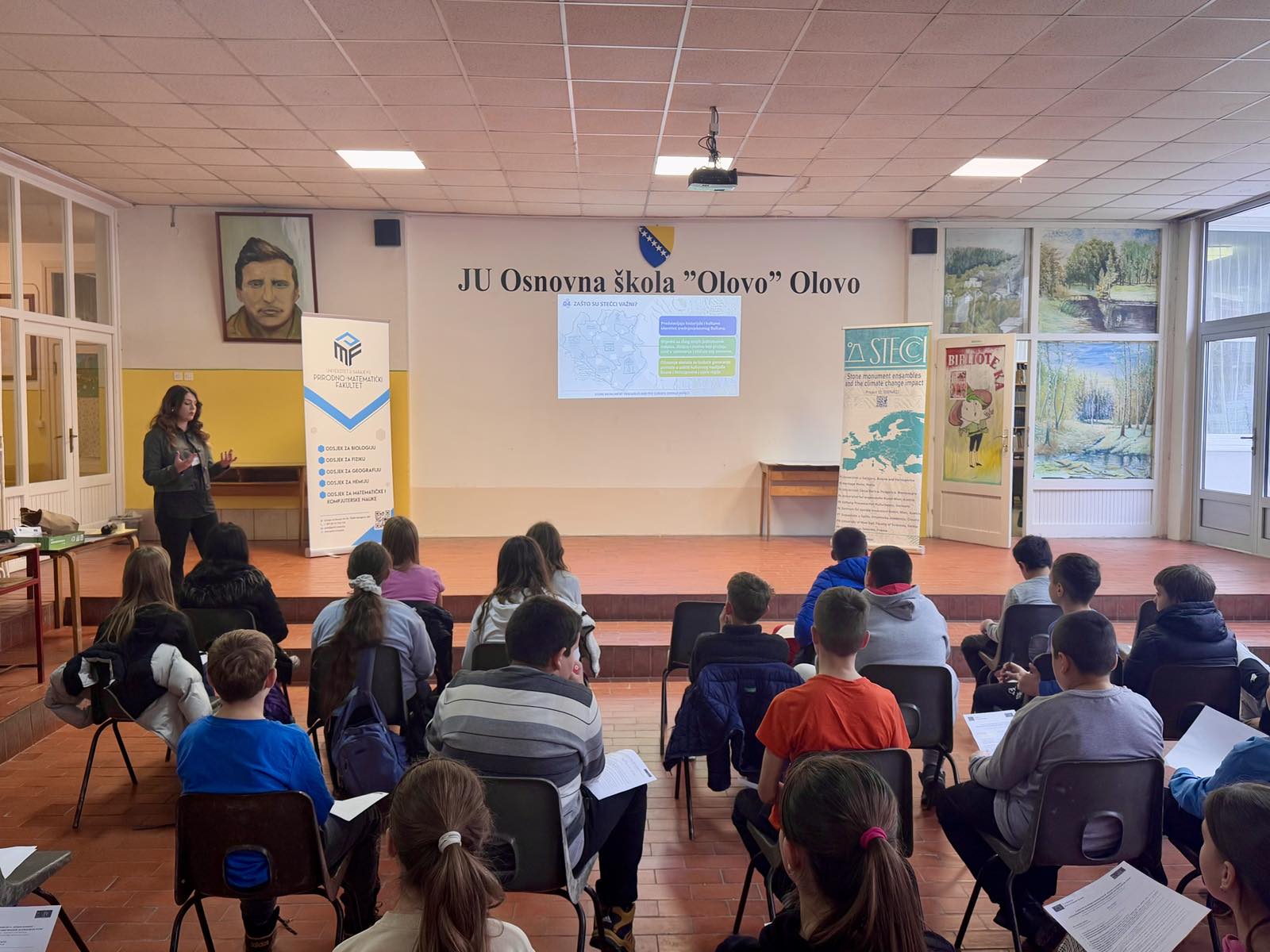 WP5 Task 5.2 (UNSA) Raising awareness about Stećci among the youngest: Educational workshops in primary schools “Stari Ilijaš” and “Olovo”, 12. December 2024, Bosnia and Herzegovina